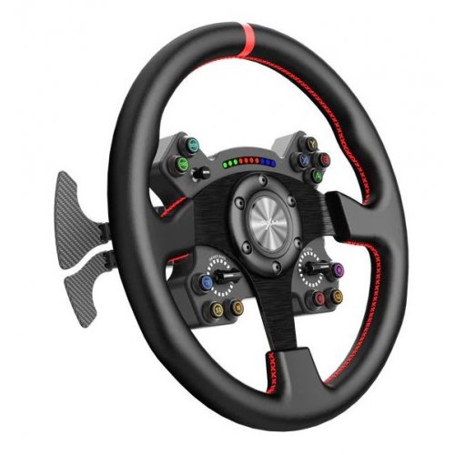 Руль PXN W CS R2 Steering (6948052903631) Black купить в Украине: Киев, Днепр, Харьков, Одесса  | Низкая цена, отзывы, характеристики от TELEMART фото