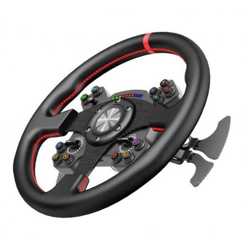 Руль PXN W CS R2 Steering (6948052903631) Black купить в Украине: Киев, Днепр, Харьков, Одесса  | Низкая цена, отзывы, характеристики от TELEMART фото