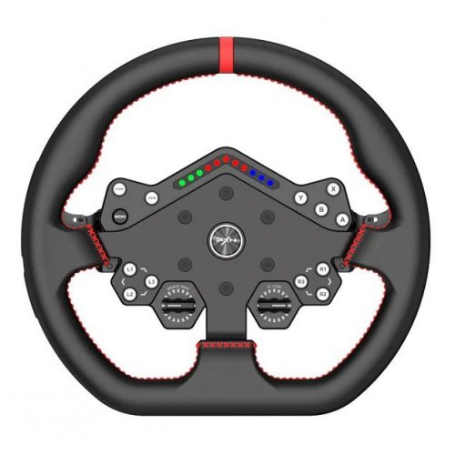 Руль PXN W DS R2 D-Type Steering (6948052903716) Black купить в Украине: Киев, Днепр, Харьков, Одесса  | Низкая цена, отзывы, характеристики от TELEMART фото
