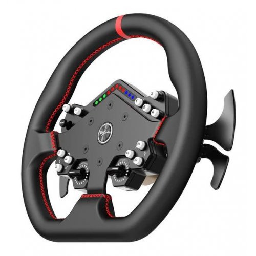 Руль PXN W DS R2 D-Type Steering (6948052903716) Black купить в Украине: Киев, Днепр, Харьков, Одесса  | Низкая цена, отзывы, характеристики от TELEMART фото