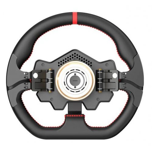 Руль PXN W DS R2 D-Type Steering (6948052903716) Black купить в Украине: Киев, Днепр, Харьков, Одесса  | Низкая цена, отзывы, характеристики от TELEMART фото