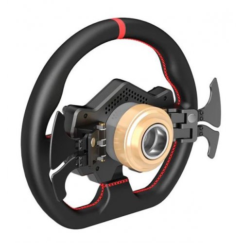 Руль PXN W DS R2 D-Type Steering (6948052903716) Black купить в Украине: Киев, Днепр, Харьков, Одесса  | Низкая цена, отзывы, характеристики от TELEMART фото