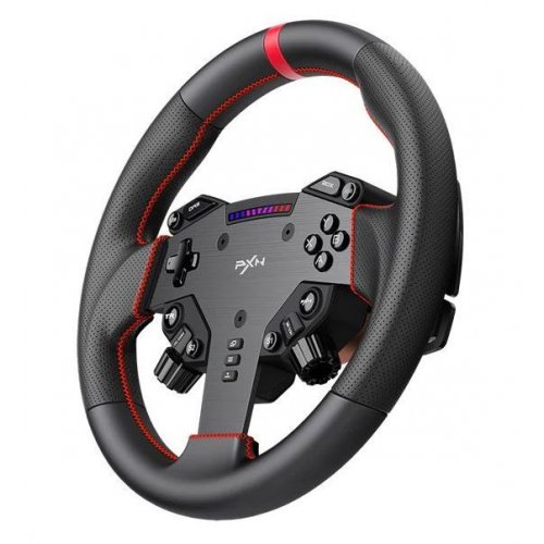 Руль PXN W AS Steering (6948052903822) Black купить в Украине: Киев, Днепр, Харьков, Одесса  | Низкая цена, отзывы, характеристики от TELEMART фото