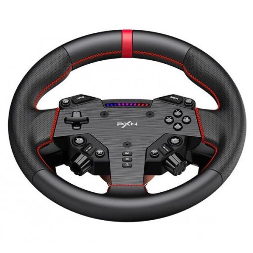 Руль PXN W AS Steering (6948052903822) Black купить в Украине: Киев, Днепр, Харьков, Одесса  | Низкая цена, отзывы, характеристики от TELEMART фото