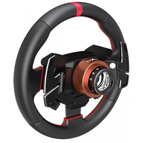 Руль PXN W AS Steering (6948052903822) Black купить в Украине: Киев, Днепр, Харьков, Одесса  | Низкая цена, отзывы, характеристики от TELEMART фото