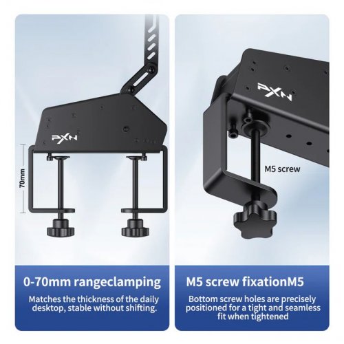 Ручне гальмо PXN HBS Handbrake with a Mount Clamp (6948052902610) Black купити в Україні: Київ, Львів, Хмельницький, Тернопіль, Івано-Франківськ | Низька ціна, відгуки, характеристики від TELEMART фото