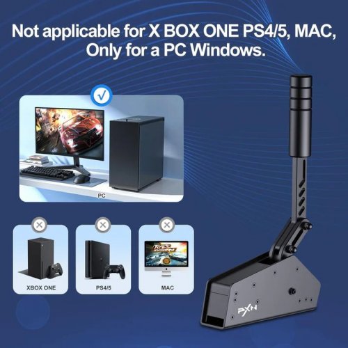 Ручне гальмо PXN HBS Handbrake with a Mount Clamp (6948052902610) Black купити в Україні: Київ, Львів, Хмельницький, Тернопіль, Івано-Франківськ | Низька ціна, відгуки, характеристики від TELEMART фото