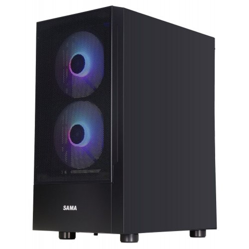 Корпус SAMA 3307 без БП Black (Восстановлено продавцом, 879037) купить в Украине: Киев, Днепр, Харьков, Одесса  | Проверка совместимости, низкая цена, отзывы, характеристики от TELEMART фото