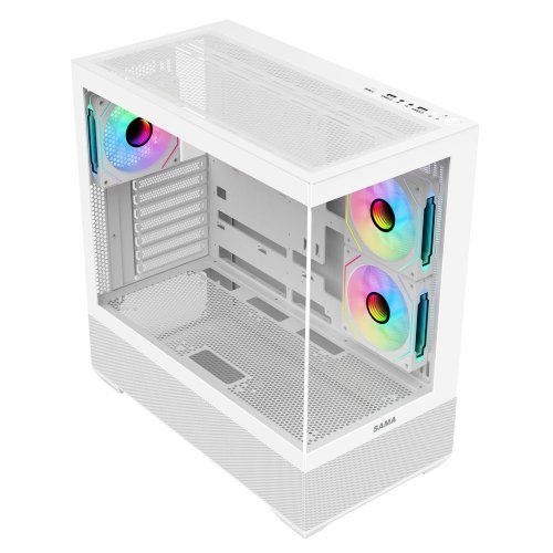 Корпус SAMA SV-02 без БП White (Восстановлено продавцом, 879038) купить в Украине: Киев, Днепр, Харьков, Одесса  | Проверка совместимости, низкая цена, отзывы, характеристики от TELEMART фото