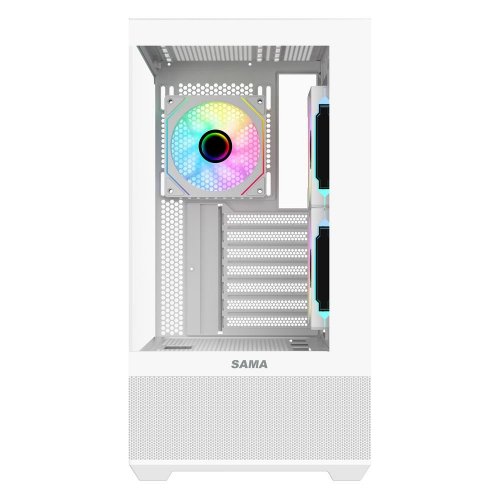 Корпус SAMA SV-02 без БП White (Восстановлено продавцом, 879038) купить в Украине: Киев, Днепр, Харьков, Одесса  | Проверка совместимости, низкая цена, отзывы, характеристики от TELEMART фото
