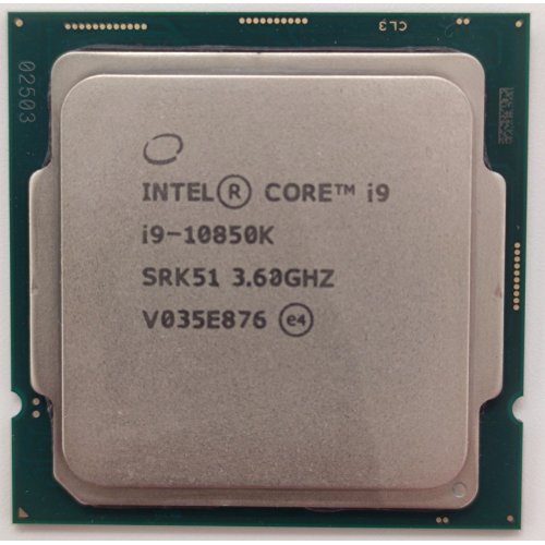 Процессор Intel Core i9-10850K 3.6(5.2)GHz 20MB s1200 Tray (CM8070104608302) (Восстановлено продавцом, 879039) купить в Украине: Киев, Днепр, Харьков, Одесса  | Проверка совместимости, низкая цена, отзывы, характеристики от TELEMART фото