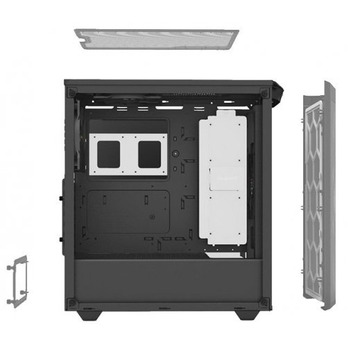 Корпус Be Quiet! Pure Base 500DX ARGB Tempered Glass без БП (BGW37) Black (Восстановлено продавцом, 879052) купить в Украине: Киев, Днепр, Харьков, Одесса  | Проверка совместимости, низкая цена, отзывы, характеристики от TELEMART фото