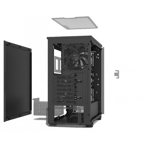 Корпус Be Quiet! Pure Base 500DX ARGB Tempered Glass без БП (BGW37) Black (Восстановлено продавцом, 879052) купить в Украине: Киев, Днепр, Харьков, Одесса  | Проверка совместимости, низкая цена, отзывы, характеристики от TELEMART фото
