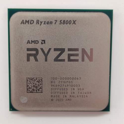Процессор AMD Ryzen 7 5800X 3.8(4.7)GHz 32MB sAM4 Tray (100-000000063) (Восстановлено продавцом, 879070) купить в Украине: Киев, Днепр, Харьков, Одесса  | Проверка совместимости, низкая цена, отзывы, характеристики от TELEMART фото