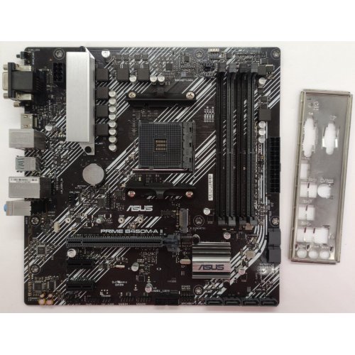 Материнська плата Asus Prime B450M-A II (sAM4, AMD B450) (Відновлено продавцем, 879071) купити в Україні: Київ, Львів, Хмельницький, Тернопіль, Івано-Франківськ | Перевірка сумісності, низька ціна, відгуки, характеристики від TELEMART фото