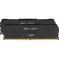 Озу Crucial DDR4 16GB (2x8GB) 3200Mhz Ballistix Black (BL2K8G32C16U4B) (Восстановлено продавцом, 879072)