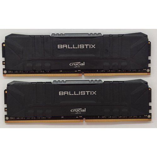 Озу Crucial DDR4 16GB (2x8GB) 3200Mhz Ballistix Black (BL2K8G32C16U4B) (Восстановлено продавцом, 879072) купить в Украине: Киев, Днепр, Харьков, Одесса  | Проверка совместимости, низкая цена, отзывы, характеристики от TELEMART фото