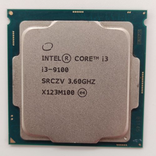 Процессор Intel Core i3-9100 3.6(4.2)GHz 6MB s1151 Box (BX80684I39100) (Восстановлено продавцом, 879101) купить в Украине: Киев, Днепр, Харьков, Одесса  | Проверка совместимости, низкая цена, отзывы, характеристики от TELEMART фото