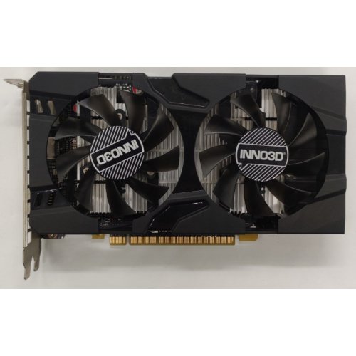Відеокарта Inno3D GeForce GTX 1050 Ti HerculeZ Twin X2 4096MB (N105T-1DDV-M5CM) (Відновлено продавцем, 879195) купити в Україні: Київ, Львів, Хмельницький, Тернопіль, Івано-Франківськ | Перевірка сумісності, низька ціна, відгуки, характеристики від TELEMART фото