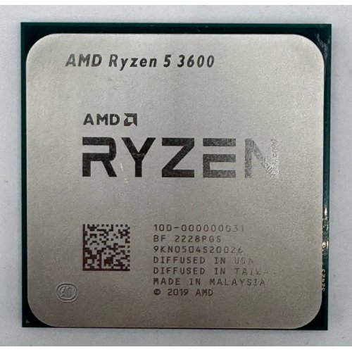 Процесор AMD Ryzen 5 3600 3.6(4.2)GHz 32MB sAM4 Tray (100-000000031) (Відновлено продавцем, 879295) купити в Україні: Київ, Львів, Хмельницький, Тернопіль, Івано-Франківськ | Перевірка сумісності, низька ціна, відгуки, характеристики від TELEMART фото