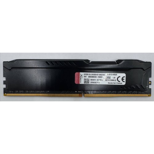 Озу Kingston DDR4 8GB 2133Mhz HyperX FURY Black (HX421C14FB2/8) (Восстановлено продавцом, 879307) купить в Украине: Киев, Днепр, Харьков, Одесса  | Проверка совместимости, низкая цена, отзывы, характеристики от TELEMART фото