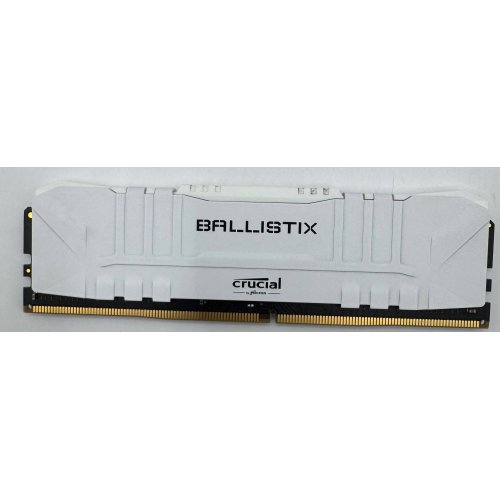 Озп Crucial DDR4 16GB 3200Mhz Ballistix White (BL16G32C16U4W) (Відновлено продавцем, 879309) купити в Україні: Київ, Львів, Хмельницький, Тернопіль, Івано-Франківськ | Перевірка сумісності, низька ціна, відгуки, характеристики від TELEMART фото