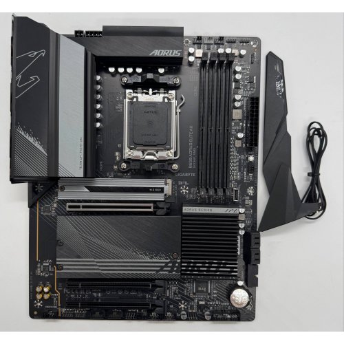 Материнская плата Gigabyte B650 AORUS ELITE AX (sAM5, AMD B650) (Восстановлено продавцом, 879315) купить в Украине: Киев, Днепр, Харьков, Одесса  | Проверка совместимости, низкая цена, отзывы, характеристики от TELEMART фото