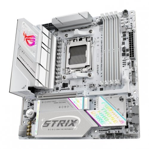 Материнская плата Asus ROG STRIX B850-G GAMING WIFI (sAM5, AMD B850) (Состояние нового, 879318) купить в Украине: Киев, Днепр, Харьков, Одесса  | Проверка совместимости, низкая цена, отзывы, характеристики от TELEMART фото
