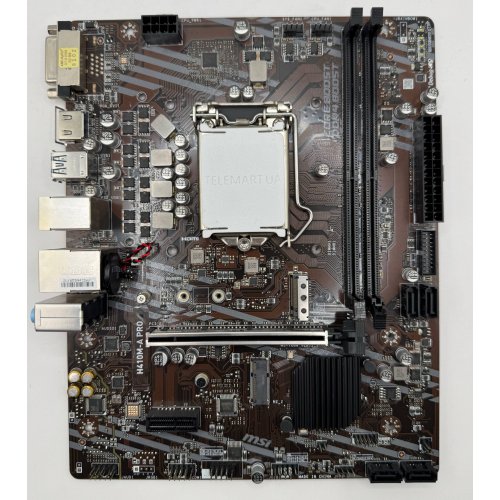 Материнская плата MSI H410M-A PRO (s1200, Intel H410) (Восстановлено продавцом, 879334) купить в Украине: Киев, Днепр, Харьков, Одесса  | Проверка совместимости, низкая цена, отзывы, характеристики от TELEMART фото