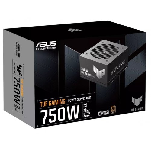 Блок живлення Asus TUF Gaming 750W Bronze EVO (90YE00D5-B0NA00) (Стан нового, 879337) купити в Україні: Київ, Львів, Хмельницький, Тернопіль, Івано-Франківськ | Перевірка сумісності, низька ціна, відгуки, характеристики від TELEMART фото