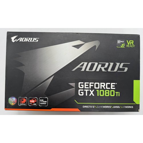 Видеокарта Gigabyte GeForce GTX 1080 TI AORUS 11264MB (GV-N108TAORUS-11GD) (Восстановлено продавцом, 879341) купить в Украине: Киев, Днепр, Харьков, Одесса  | Проверка совместимости, низкая цена, отзывы, характеристики от TELEMART фото
