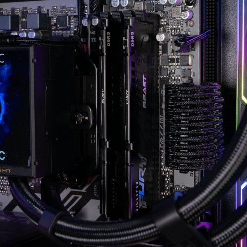 Игровой ПК EVOLVE OptiPart Vision Pro (EVOP-VSNR750FN506-D532S1TBK) Black купить в Украине: Киев, Днепр, Харьков, Одесса  | Низкая цена, отзывы, характеристики от TELEMART фото