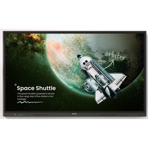 Информационная панель BenQ 86" RE8604A (9H.FAPTK.DE4) Black купить в Украине: Киев, Днепр, Харьков, Одесса  | Низкая цена, отзывы, характеристики от TELEMART фото