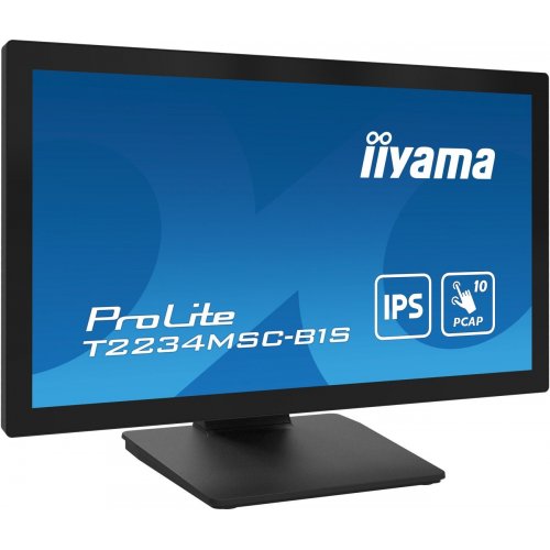 Монитор Iiyama 21.5" ProLite T2234MSC-B1S Black купить в Украине: Киев, Днепр, Харьков, Одесса  | Низкая цена, отзывы, характеристики от TELEMART фото