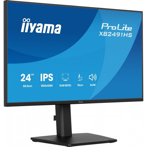 Монитор Iiyama 23.8" ProLite XB2491HS-B1 Black купить в Украине: Киев, Днепр, Харьков, Одесса  | Низкая цена, отзывы, характеристики от TELEMART фото
