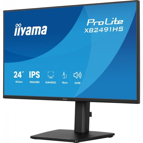 Монитор Iiyama 23.8" ProLite XB2491HS-B1 Black купить в Украине: Киев, Днепр, Харьков, Одесса  | Низкая цена, отзывы, характеристики от TELEMART фото