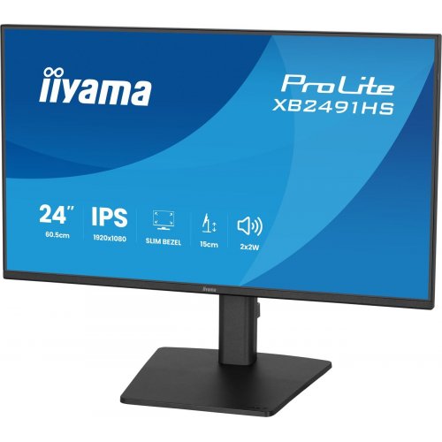 Монитор Iiyama 23.8" ProLite XB2491HS-B1 Black купить в Украине: Киев, Днепр, Харьков, Одесса  | Низкая цена, отзывы, характеристики от TELEMART фото