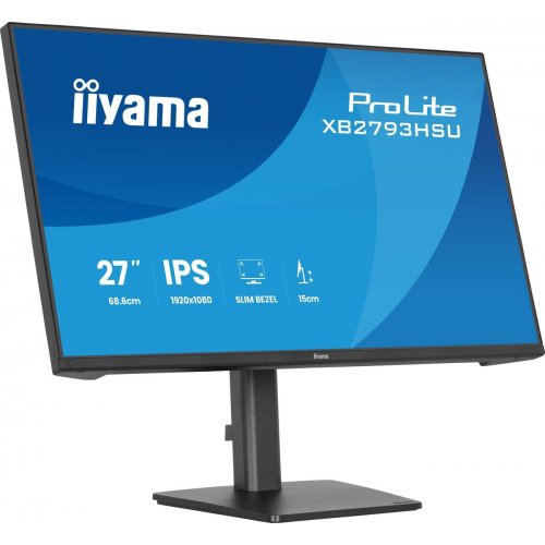 Монітор Iiyama 27" ProLite XB2793HSU-B1 Black купити в Україні: Київ, Львів, Хмельницький, Тернопіль, Івано-Франківськ | Низька ціна, відгуки, характеристики від TELEMART фото