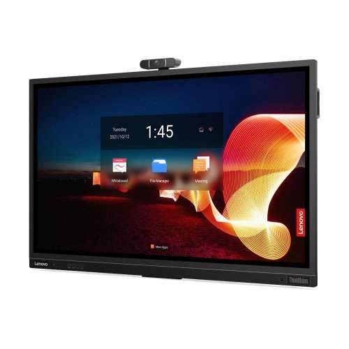 Информационная панель Lenovo 65" ThinkVision T65 (62F2WA1CEK) Raven Black купить в Украине: Киев, Днепр, Харьков, Одесса  | Низкая цена, отзывы, характеристики от TELEMART фото