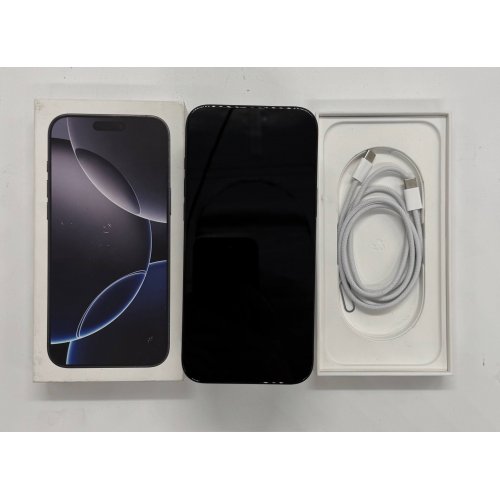 Смартфон Apple iPhone 16 Pro Max 256GB (MYWV3SX/A) Black Titanium (Відновлено продавцем, 879558) купити в Україні: Київ, Львів, Хмельницький, Тернопіль, Івано-Франківськ | Низька ціна, відгуки, характеристики від TELEMART фото