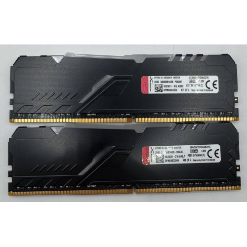 Озп HyperX DDR4 16GB (2x8GB) 3600Mhz Fury RGB (HX436C17FB3AK2/16) (Відновлено продавцем, 879571) купити в Україні: Київ, Львів, Хмельницький, Тернопіль, Івано-Франківськ | Перевірка сумісності, низька ціна, відгуки, характеристики від TELEMART фото
