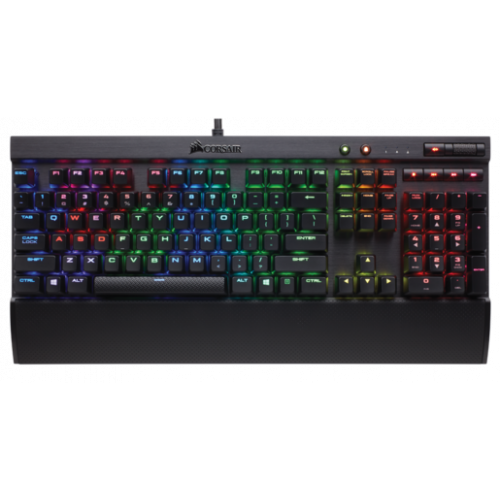 Клавіатура Corsair K70 RGB RAPIDFIRE Mechanical Gaming CHERRY MX Speed RGB (CH-9101014-RU) Black купити в Україні | Telemart фото