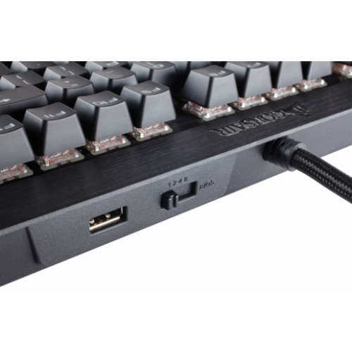 Клавіатура Corsair K70 RGB RAPIDFIRE Mechanical Gaming CHERRY MX Speed RGB (CH-9101014-RU) Black купити в Україні | Telemart фото