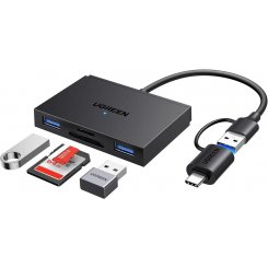 Кардридер Ugreen CM812 USB 3.0 4 in 1 (45167) Black