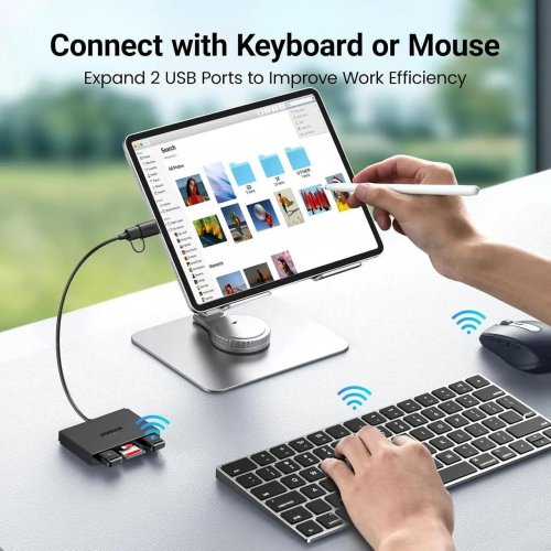 Кардридер Ugreen CM812 USB 3.0 4 in 1 (45167) Black купить в Украине: Киев, Днепр, Харьков, Одесса  | Низкая цена, отзывы, характеристики от TELEMART фото