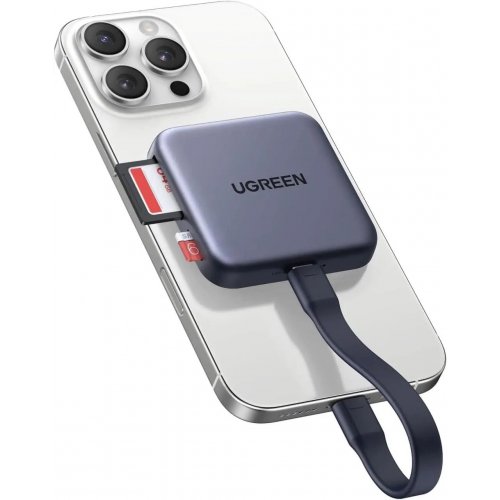 Кардридер Ugreen CM898 USB Type-C 2 in 1 (65095) Grey купить в Украине: Киев, Днепр, Харьков, Одесса  | Низкая цена, отзывы, характеристики от TELEMART фото