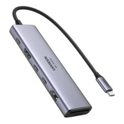 USB-хаб Ugreen CM511 USB Type-C 7 in 1 (45521) Grey