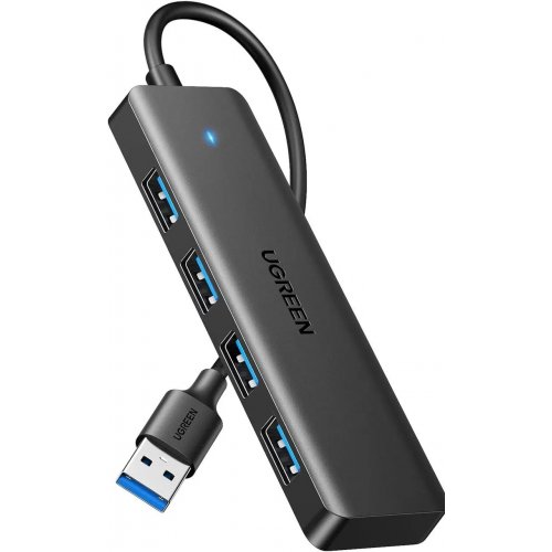 USB-хаб Ugreen CM219 USB 4 in 1 (25851) Black купить в Украине: Киев, Днепр, Харьков, Одесса  | Низкая цена, отзывы, характеристики от TELEMART фото