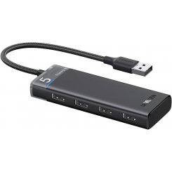 USB-хаб Ugreen CM653 USB 4 in 1 (15548) Black