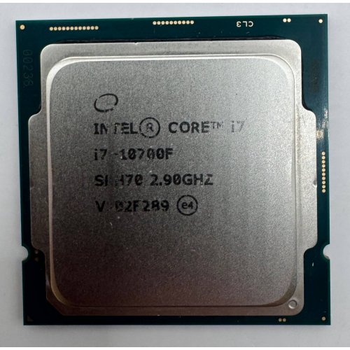 Процессор Intel Core i7-10700F 2.9(4.8)GHz 16MB s1200 Tray (CM8070104282329) (Восстановлено продавцом, 879613) купить в Украине: Киев, Днепр, Харьков, Одесса  | Проверка совместимости, низкая цена, отзывы, характеристики от TELEMART фото